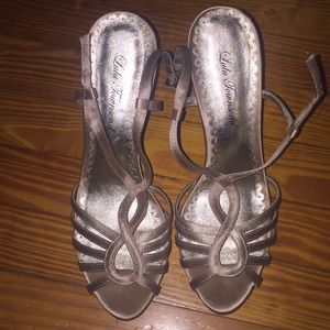 Glittery Gold Heels
